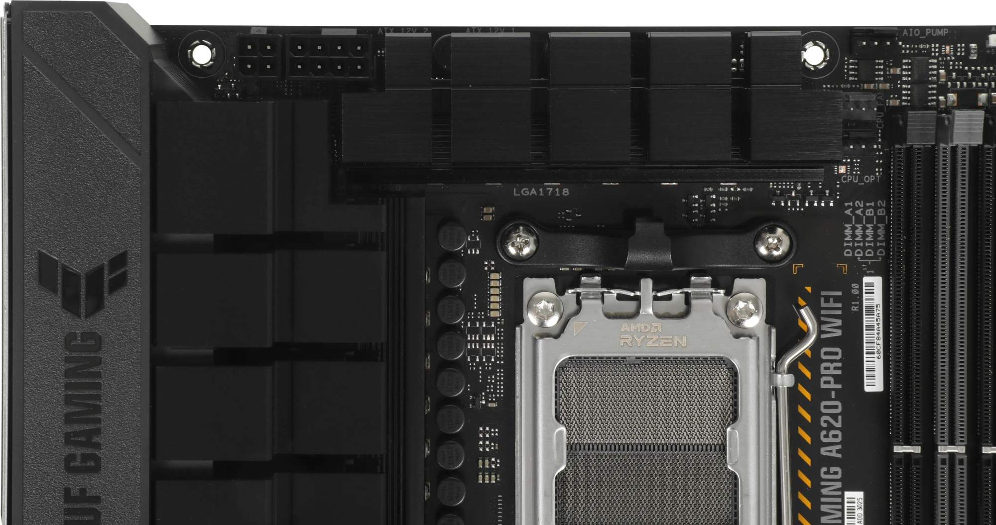 Материнская плата Asus TUF GAMING A620-PRO WIFI Socket AM5 AMD A620 4xDDR5 ATX AC`97 8ch(7.1) 2.5Gg RAID+HDMI+DP — миниатюра 9