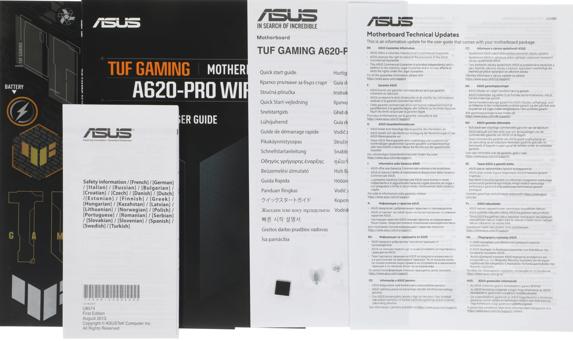 Материнская плата Asus TUF GAMING A620-PRO WIFI Socket AM5 AMD A620 4xDDR5 ATX AC`97 8ch(7.1) 2.5Gg RAID+HDMI+DP — миниатюра 15