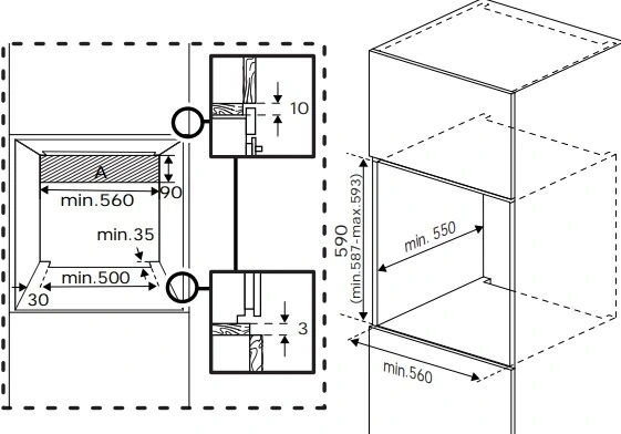 Духовой шкаф Электрический Indesit IFE 2420 BL черный — миниатюра 6
