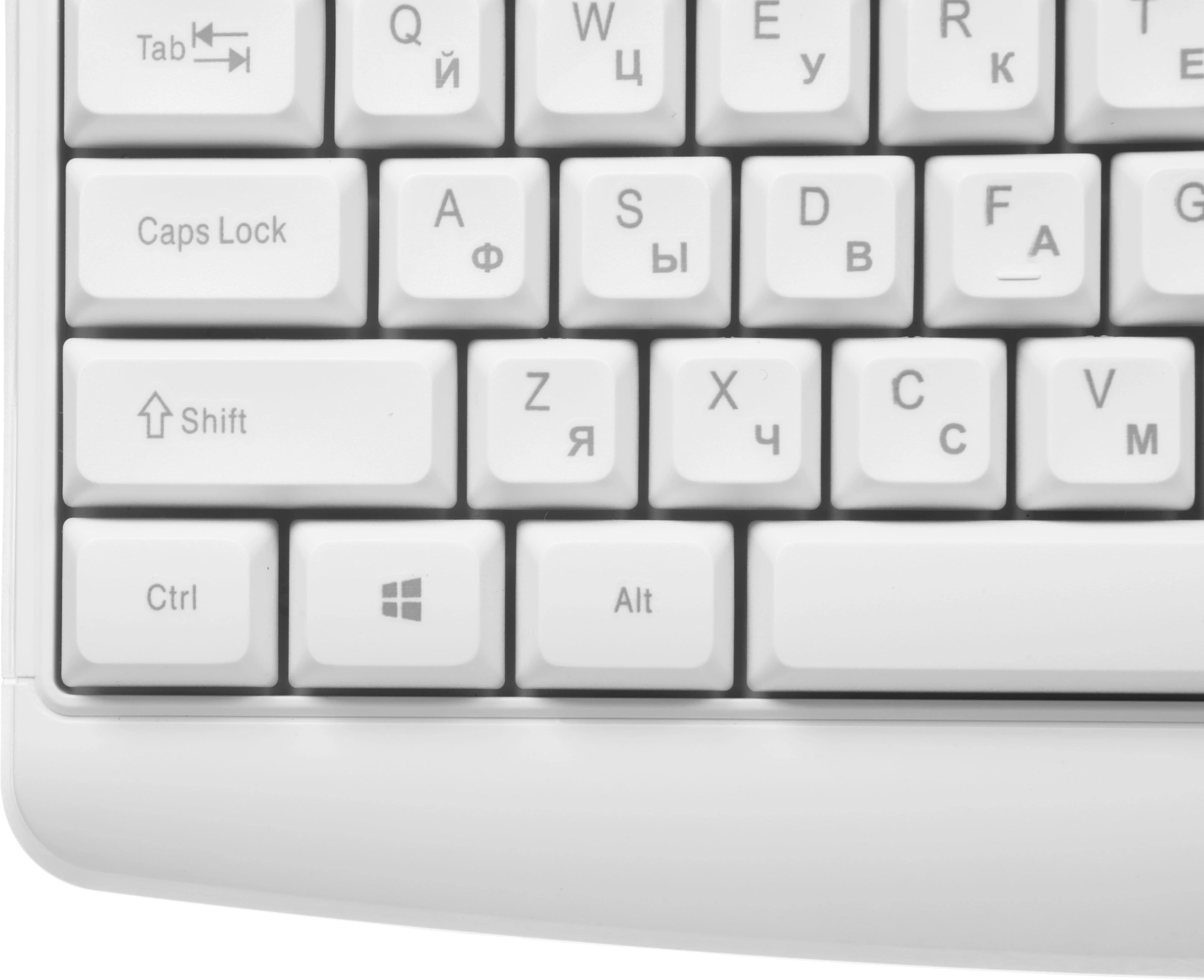 Клавиатура Acer OKW301 белый USB Multimedia (ZL.KBDCC.01B) кабель 1.8м — миниатюра 11