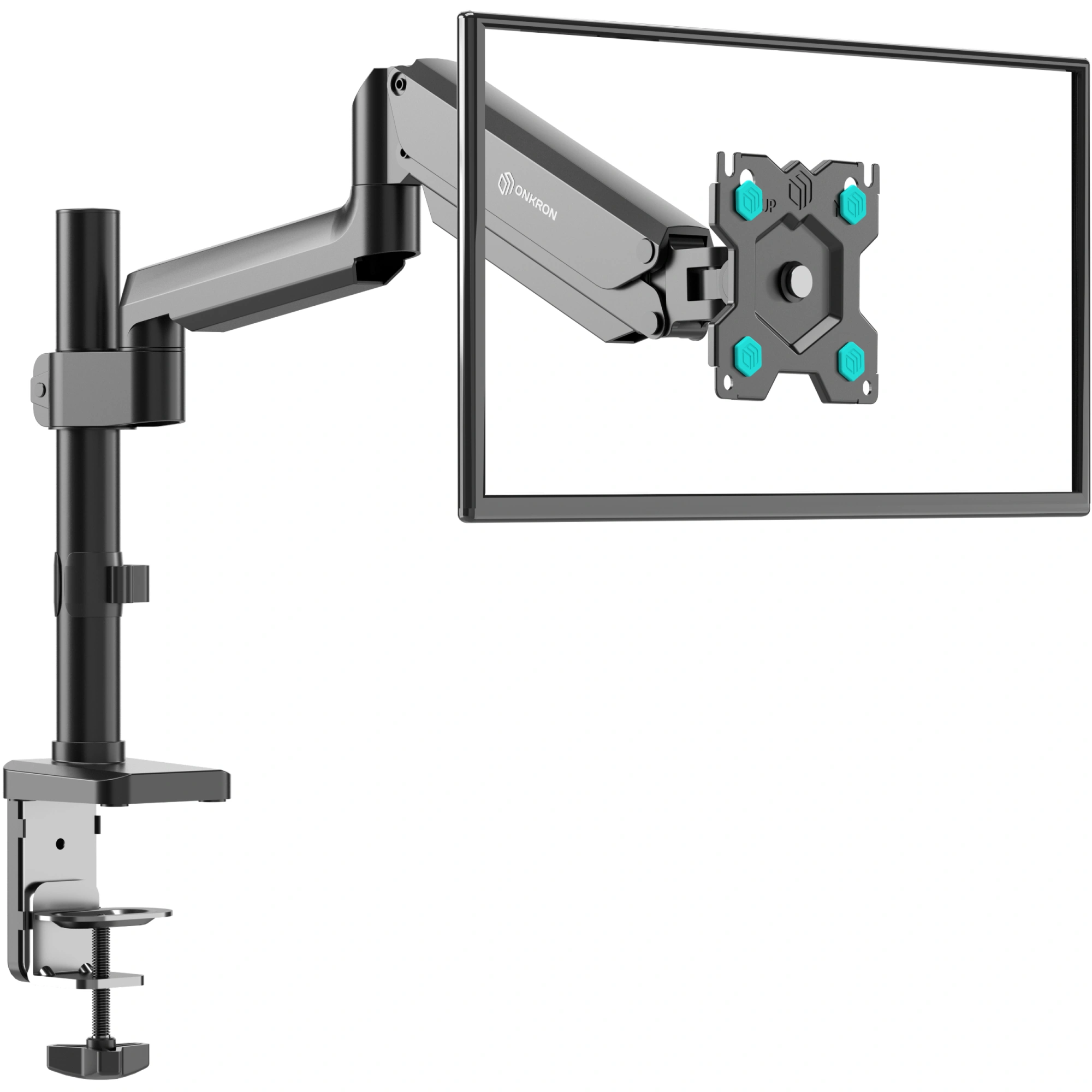 Кронштейн для мониторов Onkron G75 черный 13"-34" макс.12кг настольный поворот и наклон — миниатюра 2
