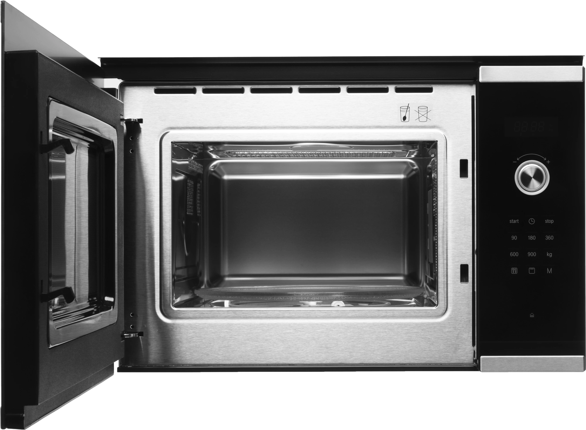 Микроволновая печь Bosch BEL554MS0 25л. 900Вт черный/нержавеющая сталь (встраиваемая) — миниатюра 7