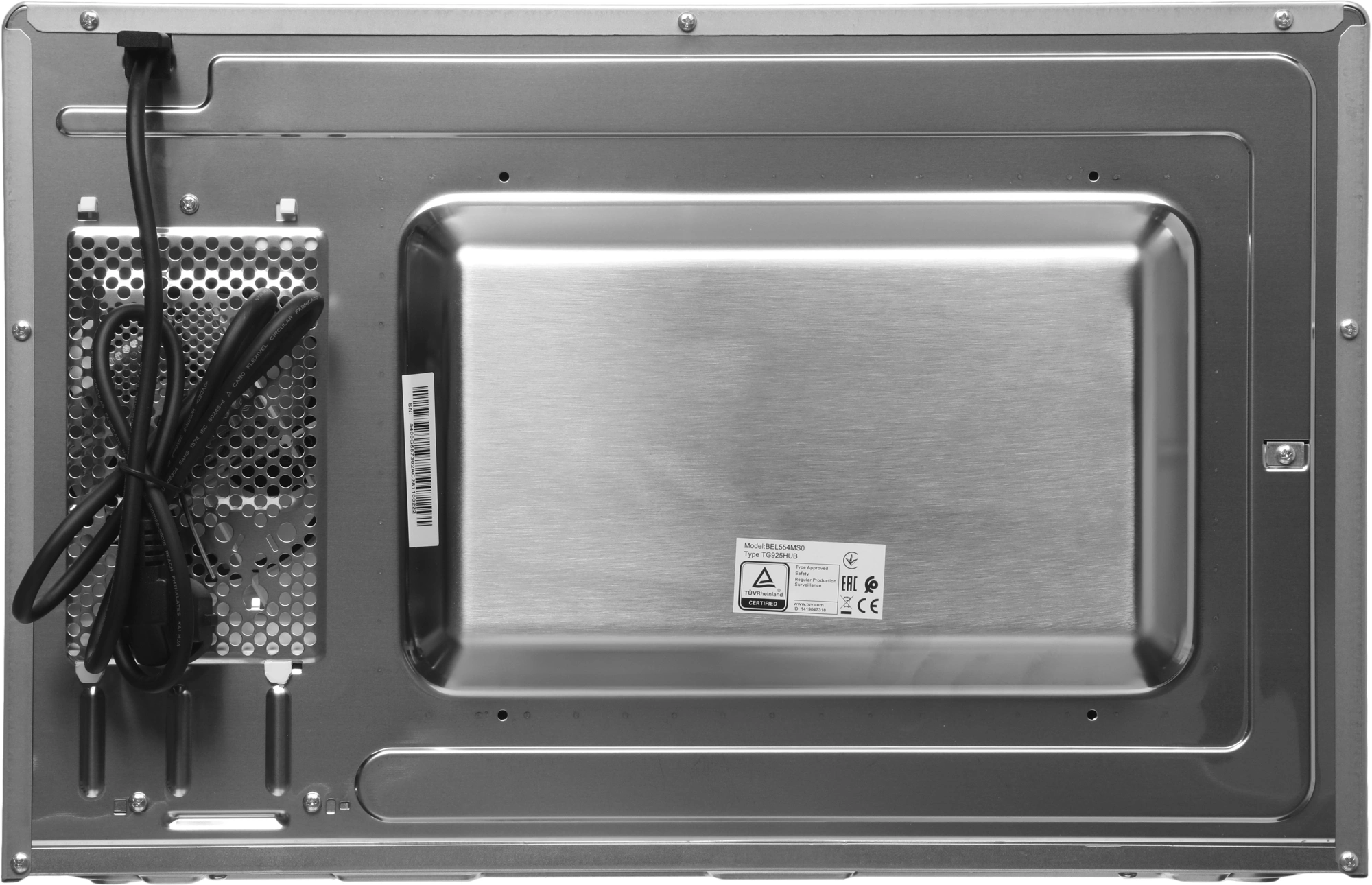 Микроволновая печь Bosch BEL554MS0 25л. 900Вт черный/нержавеющая сталь (встраиваемая) — миниатюра 12