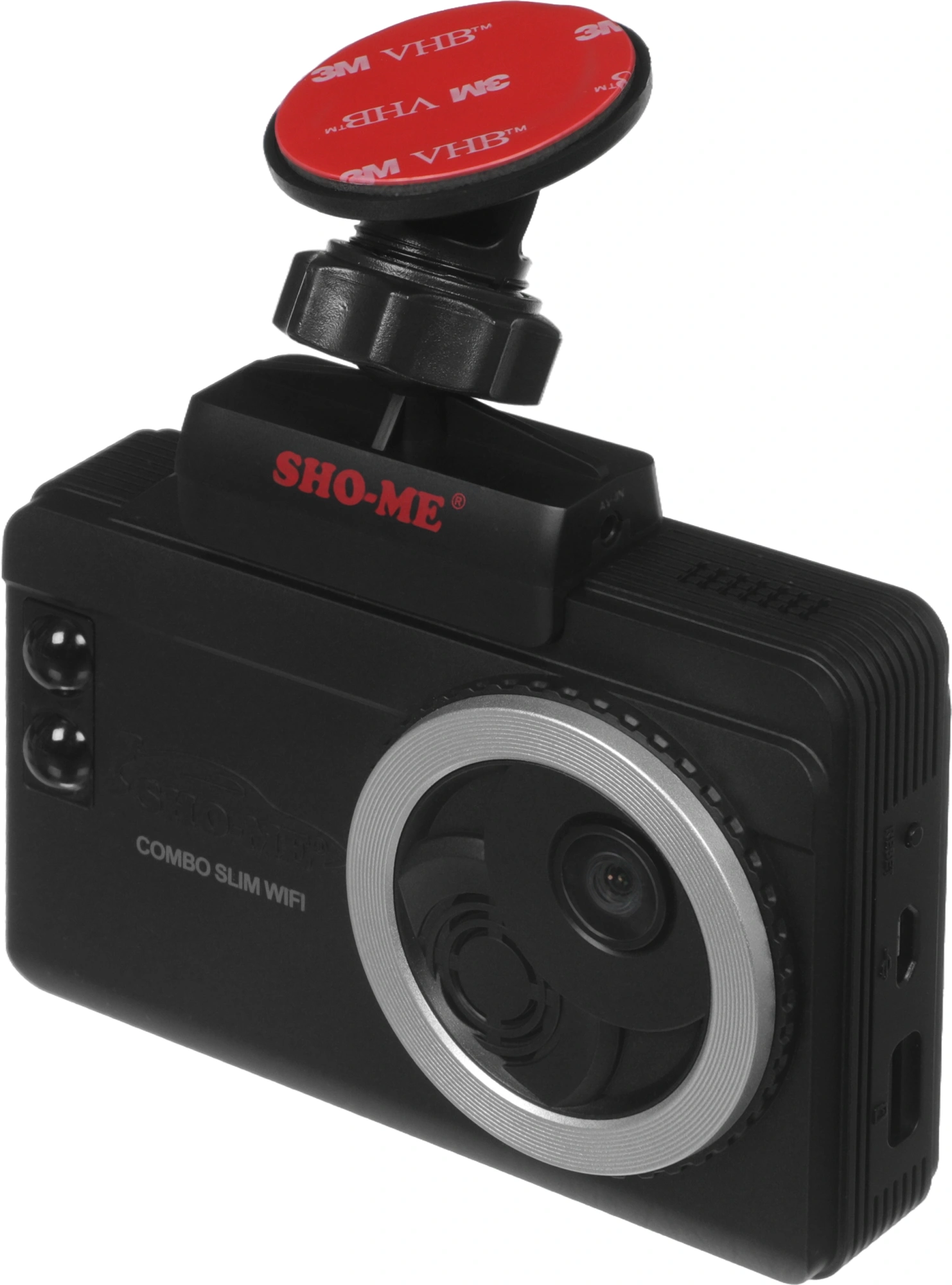 Видеорегистратор с радар-детектором Sho-Me Combo Slim WiFi 2160p 140гр. GPS внутренняя память:32Gb MStar 8629 — миниатюра 2