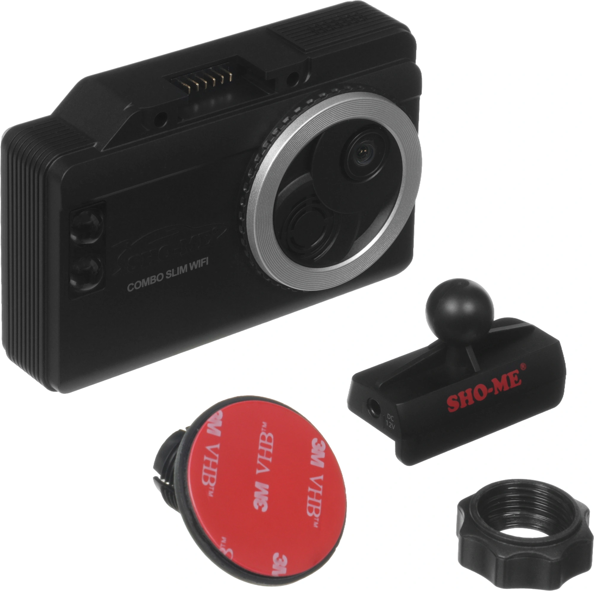 Видеорегистратор с радар-детектором Sho-Me Combo Slim WiFi 2160p 140гр. GPS внутренняя память:32Gb MStar 8629 — миниатюра 10