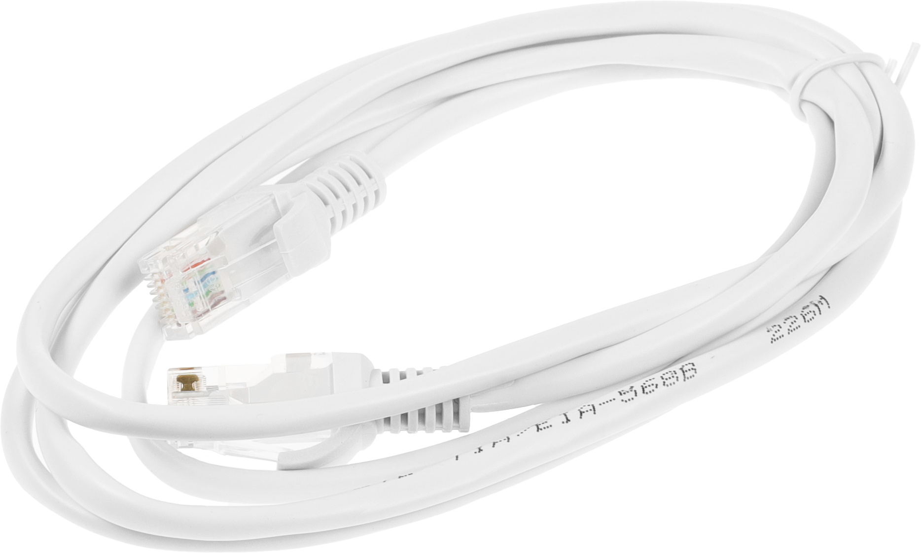 Патч-корд Premier 5-970 UTP 4 пары cat.5E solid CCA molded 1.5м белый RJ-45 (m)-RJ-45 (m) (5-970W 1.5) — миниатюра 2