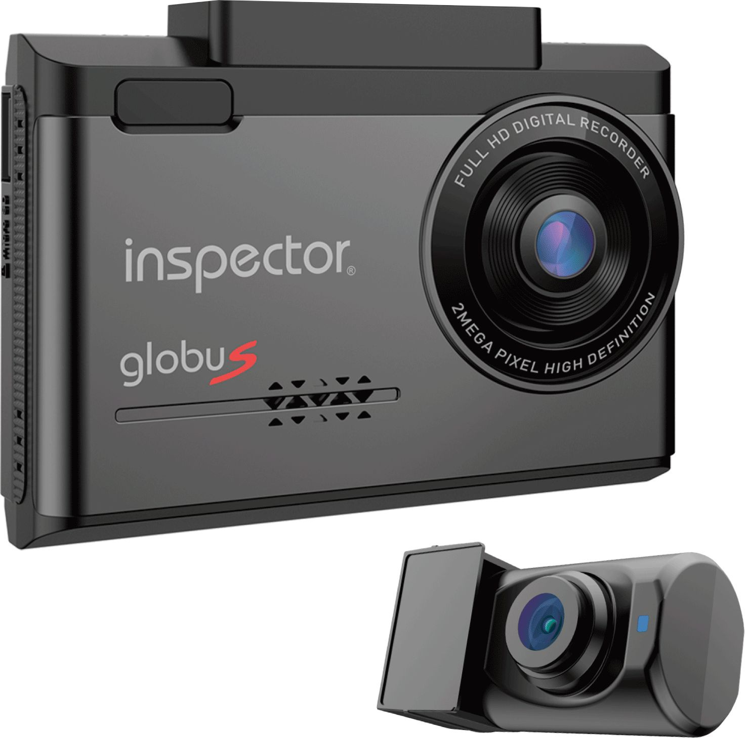 Видеорегистратор с радар-детектором Inspector GLOBUS 1080p 155гр. GPS iCatch CR1A-S — фото 1