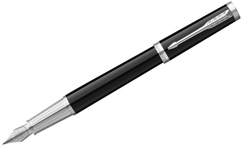 Ручка перьев. Parker Ingenuity Core F570 (2181994) Black СT F сталь нержавеющая подар.кор. — миниатюра 7