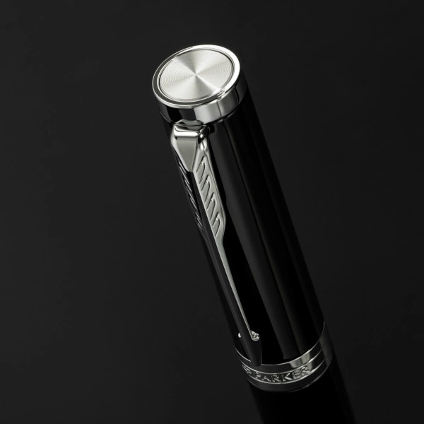 Ручка роллер Parker Ingenuity Core T570 (2181996) Black CT F черн. черн. подар.кор. — миниатюра 6