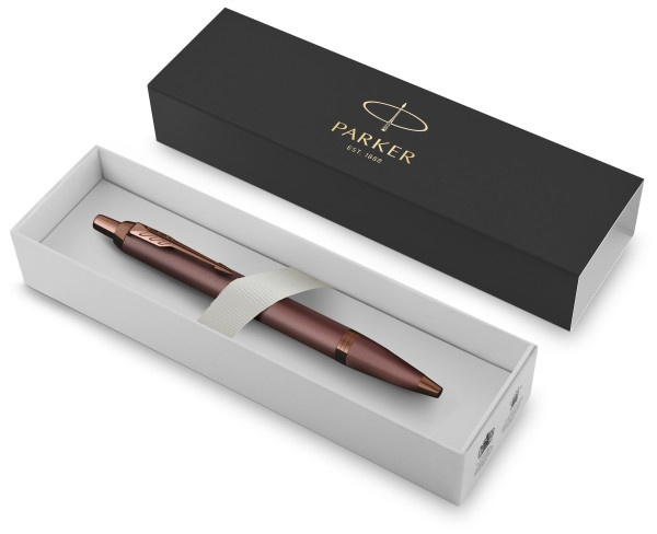 Ручка шариков. Parker IM Monochrome K328 (2190514) Burgundy PVD M син. черн. подар.кор. — миниатюра 8
