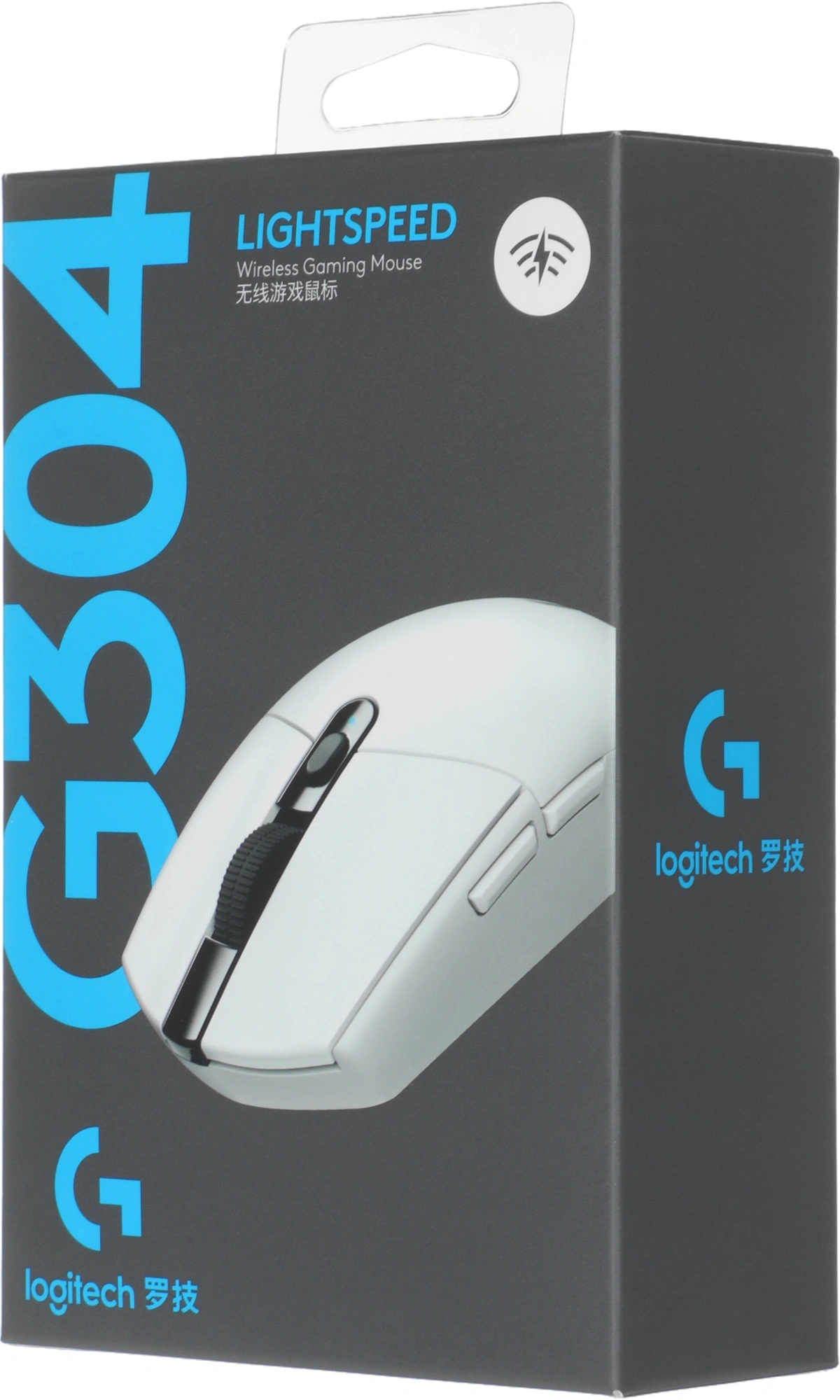 Мышь Logitech G304 Lightspeed белый оптическая 12000dpi беспров. USB 5but (910-005295) — миниатюра 2