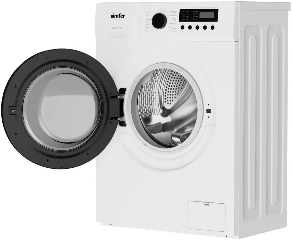 Стиральная машина Simfer WWC701 класс: A+++ загр.фронтальная макс.:7кг белый — миниатюра 2