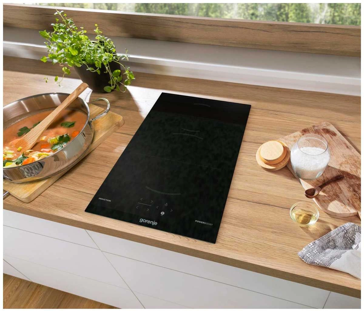 Индукционная варочная поверхность Gorenje GI3201BC черный — миниатюра 4