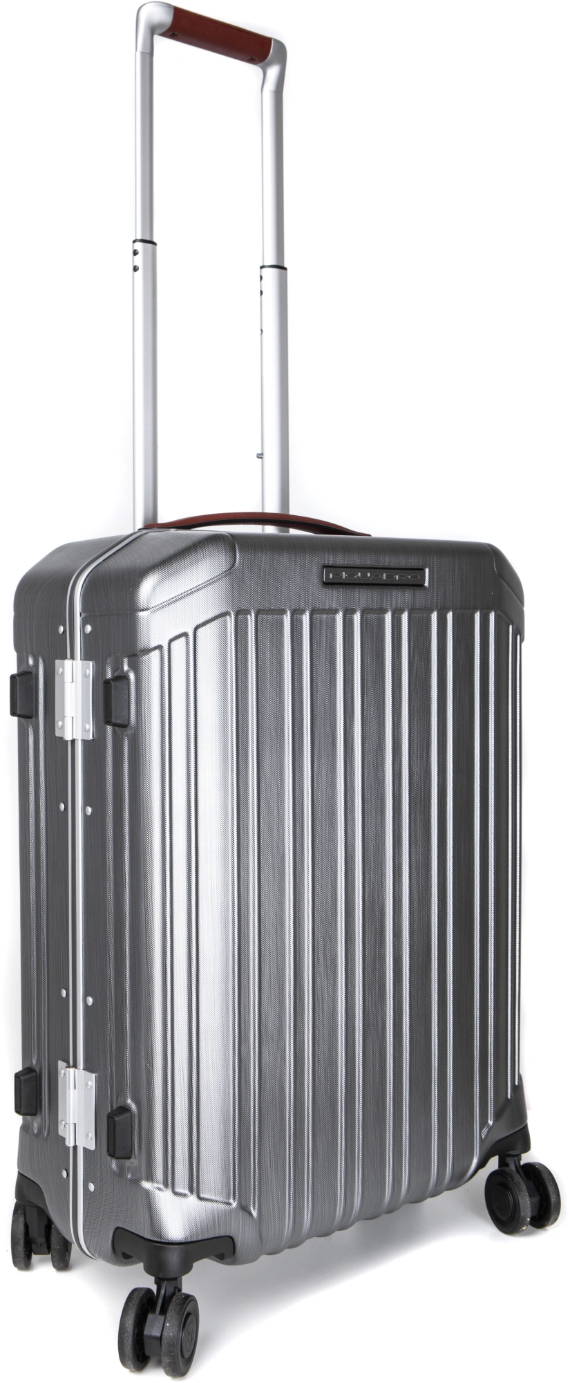 Чемодан Piquadro PQ-LM (BV4425PQLM/NCU) 40x55x20см 37л. 3.46кг. поликарбонат/натур.кожа темно-серый — миниатюра 4