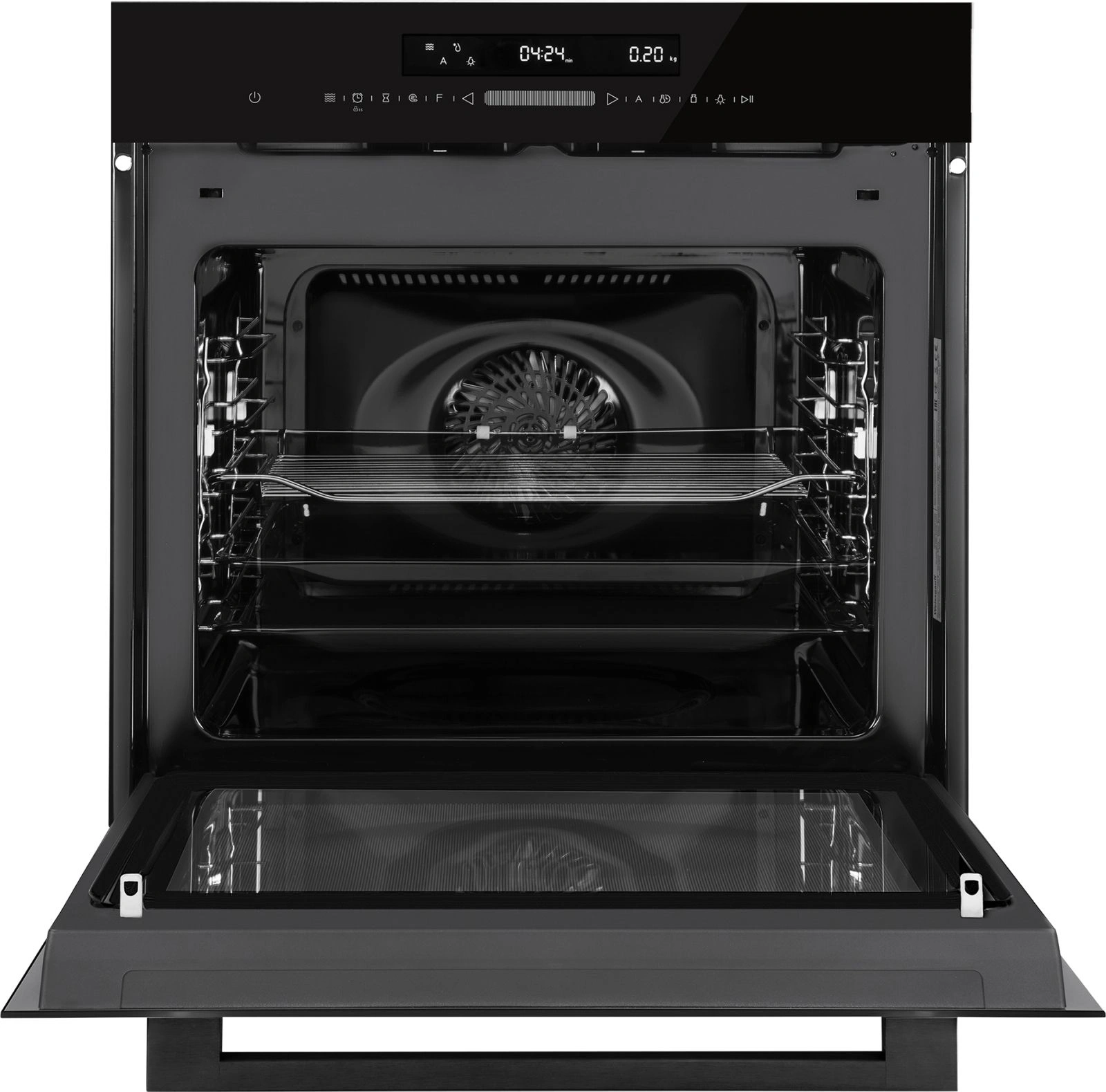 Духовой шкаф Электрический Weissgauff EOM 991 SB Black Edition черный — миниатюра 2