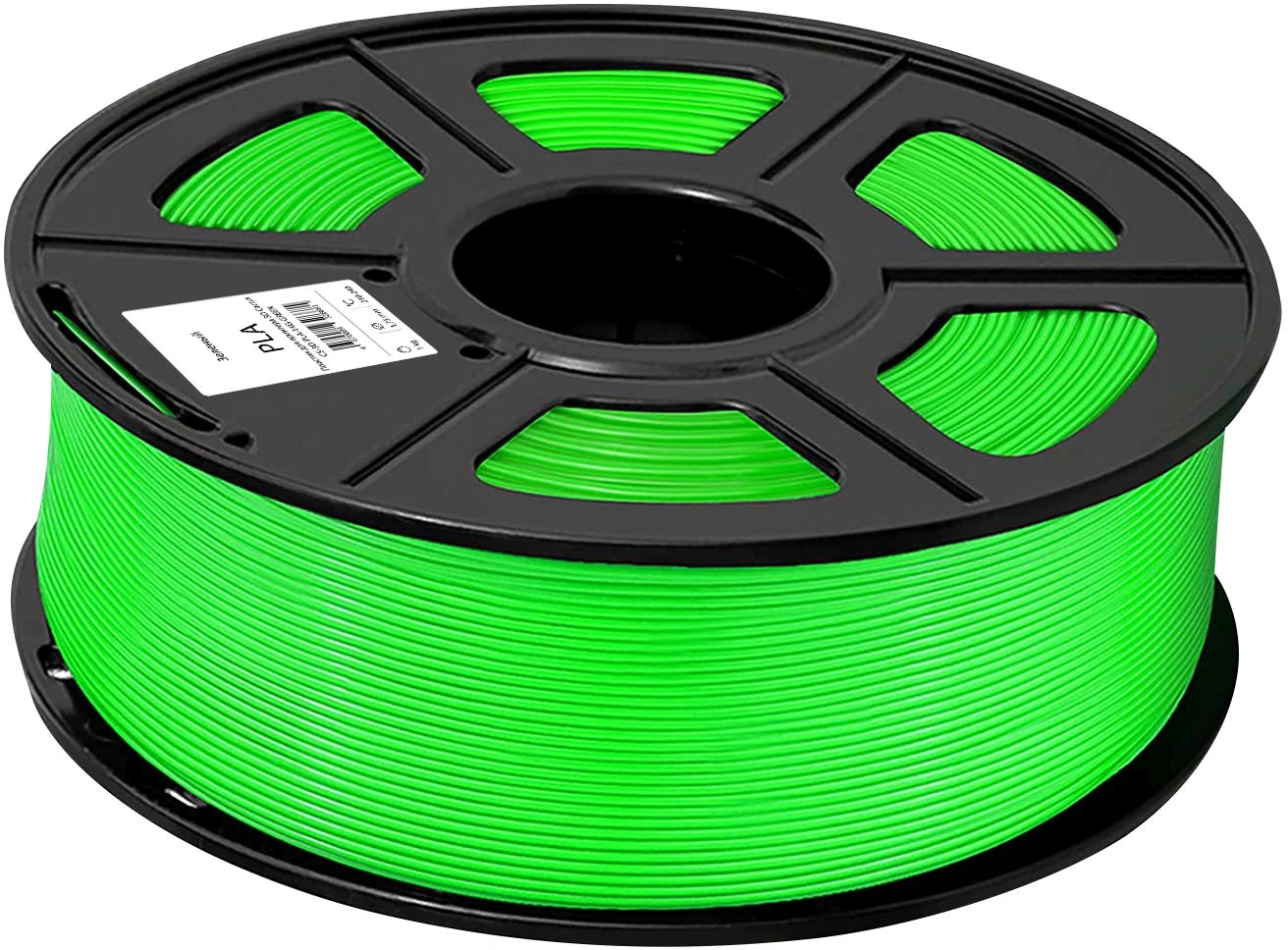 Пластик для принтера 3D Cactus CS-3D-PLA-1KG-GREEN PLA d1.75мм 1кг L326м 1цв. — миниатюра 2