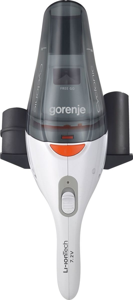Пылесос ручной Gorenje MVC72FW 55Вт белый/серый — миниатюра 7