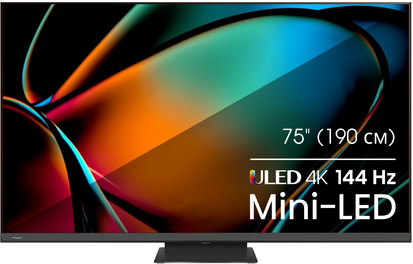 Телевизор LED Hisense 75" 75U8KQ темно-серый 4K Ultra HD 120Hz DVB-T DVB-T2 DVB-C DVB-S DVB-S2 USB WiFi Smart TV — миниатюра 7