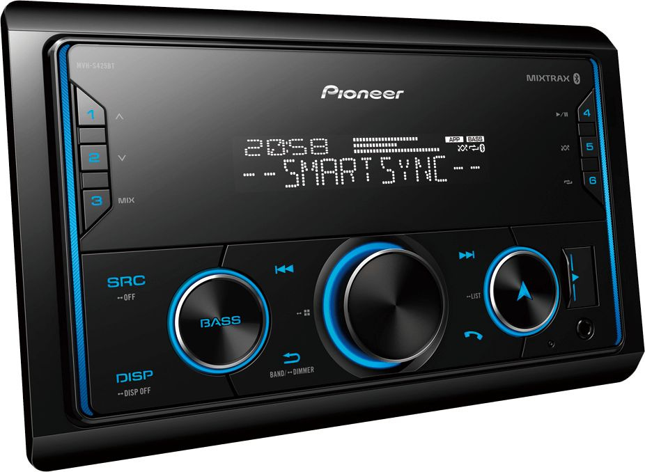Автомагнитола Pioneer MVH-S425BT 2DIN 4x50Вт ПДУ RDS — миниатюра 2