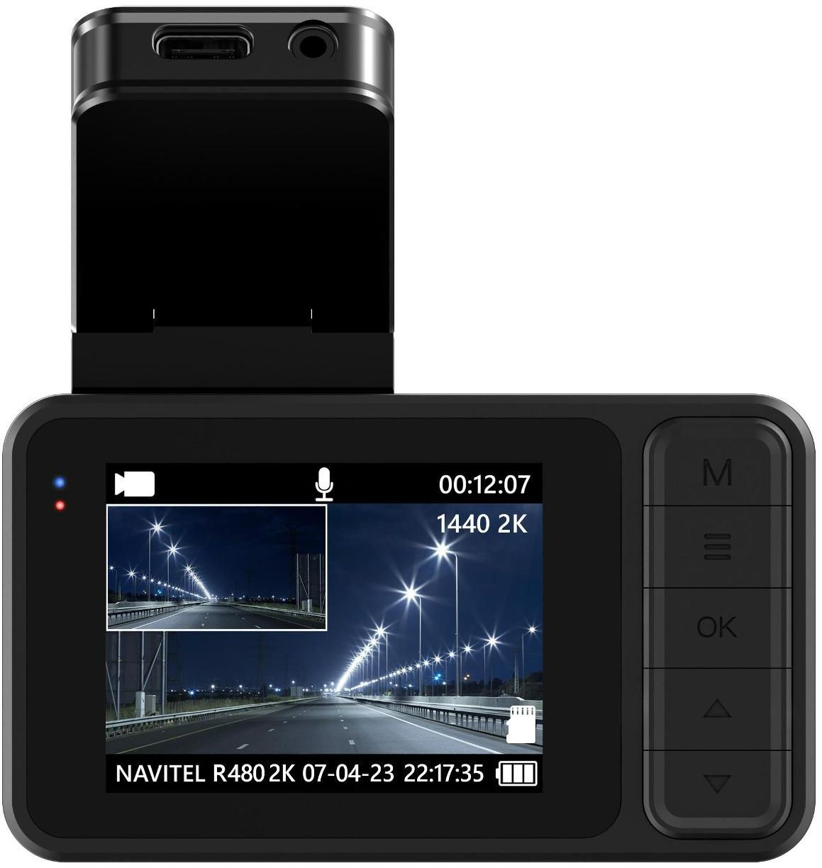 Видеорегистратор Navitel R480 2K черный 1440x2560 1440p 160гр. CV7327 — миниатюра 4