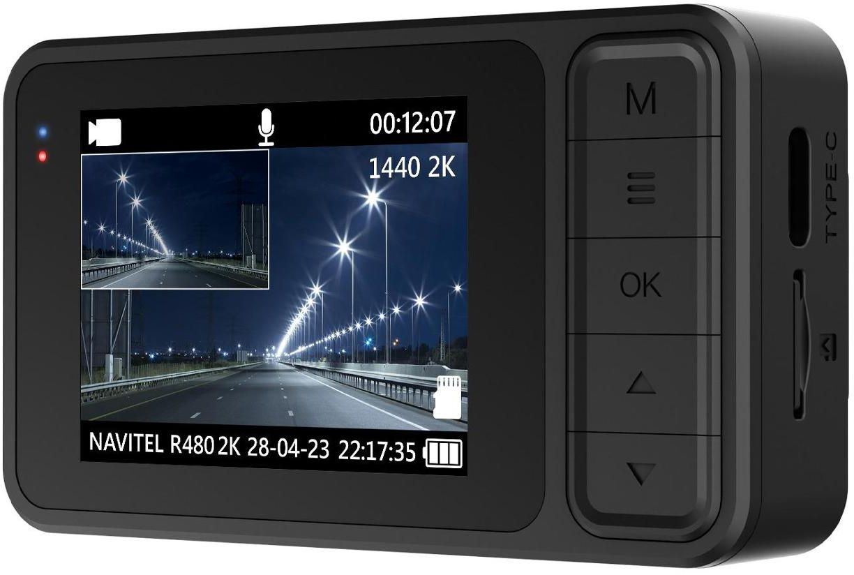 Видеорегистратор Navitel R480 2K черный 1440x2560 1440p 160гр. CV7327 — миниатюра 5