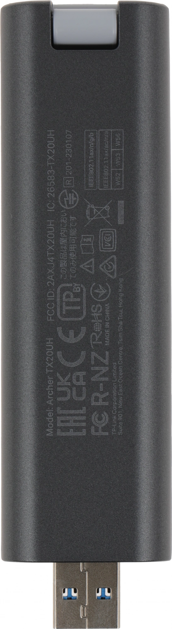 Сетевой адаптер Wi-Fi TP-Link Archer TX20UH AX1800 USB 3.0 (ант.внеш.несъем.) 2ант. (упак.:1шт) — миниатюра 16