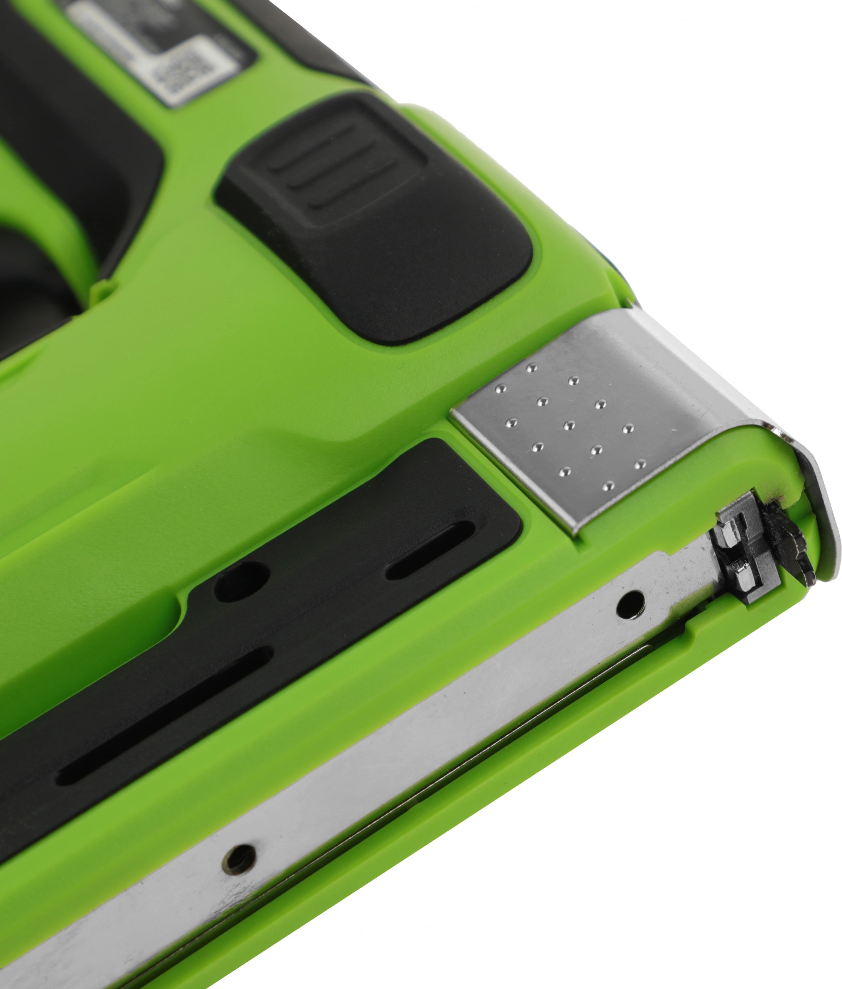 Степлер ручной Greenworks G24CS10 скобы 4/55/90/18GA — миниатюра 7