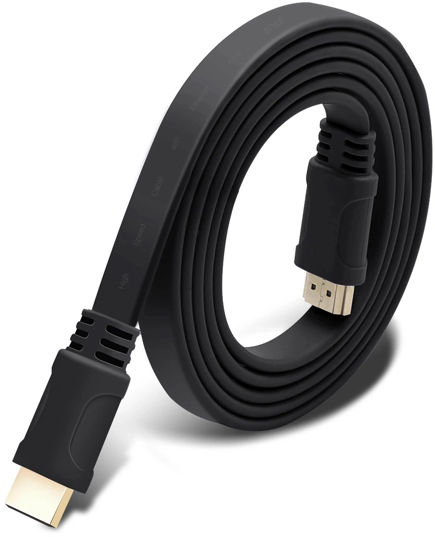 Кабель соединительный аудио-видео Premier 5-815F HDMI (m)/HDMI (m) 1.5м. черный (5-815F 1.5) — фото 1