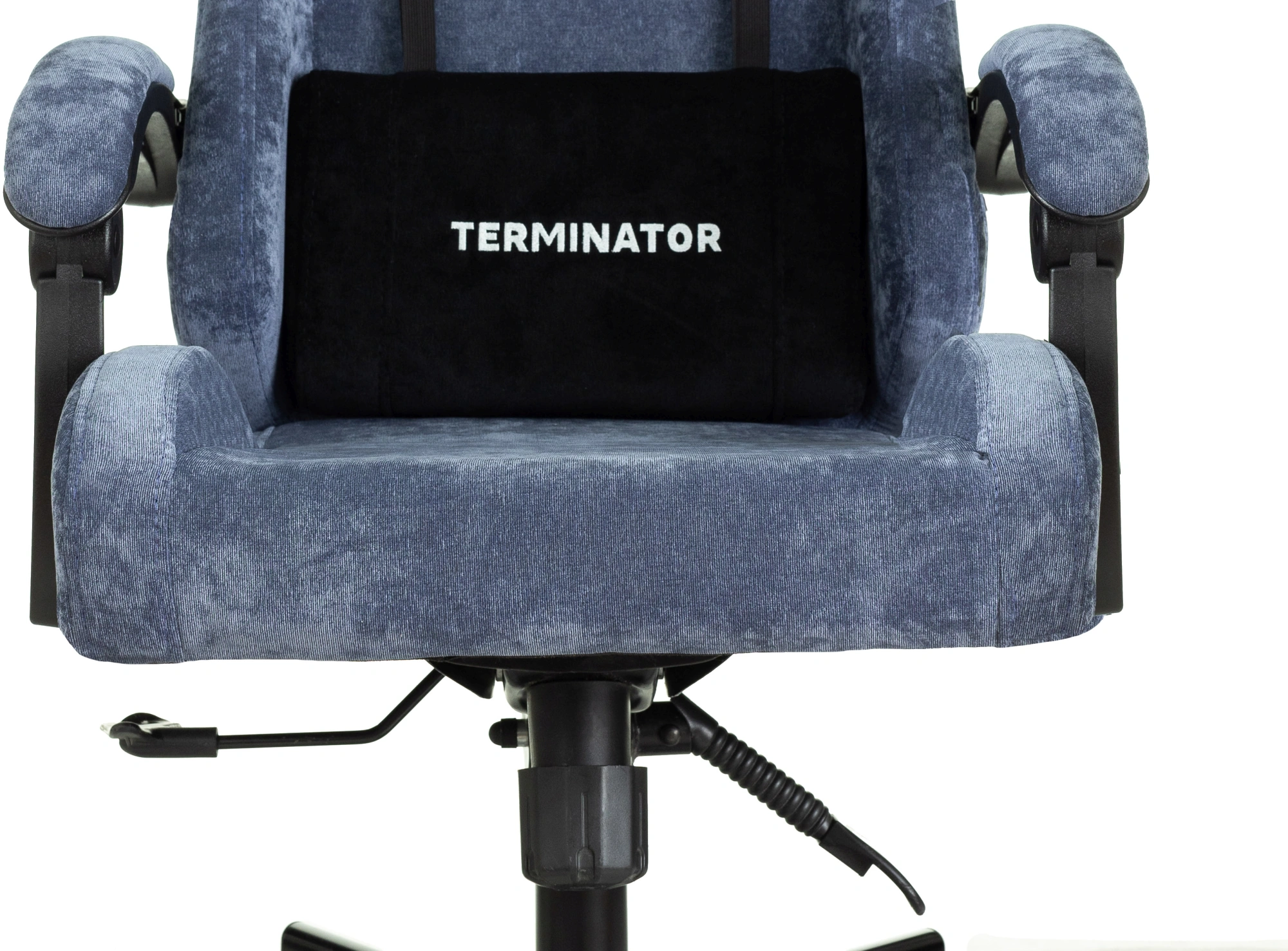 Кресло игровое Knight Terminator синий Light-27 крестов. металл — миниатюра 10