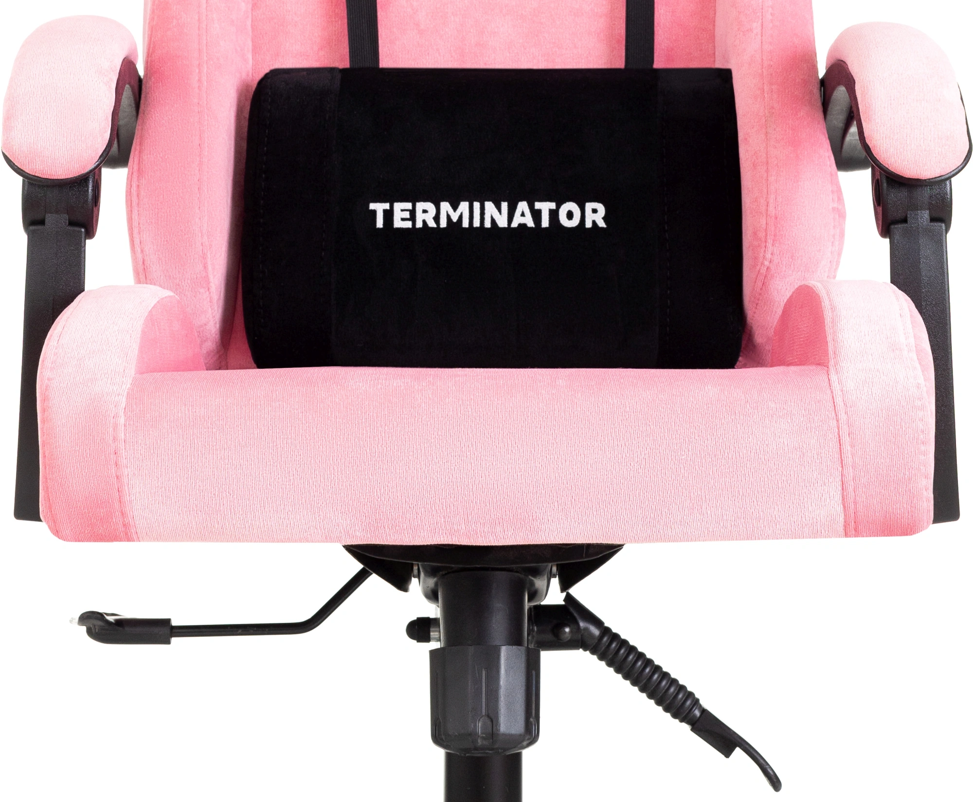 Кресло игровое Knight Terminator розовый Velvet 36 с подголов. крестов. металл — миниатюра 11