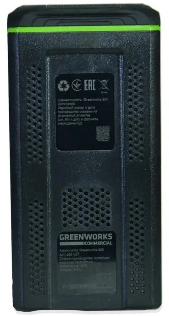 Батарея аккумуляторная Greenworks G82B8 82В 8Ач Li-Ion (2951407) — миниатюра 7