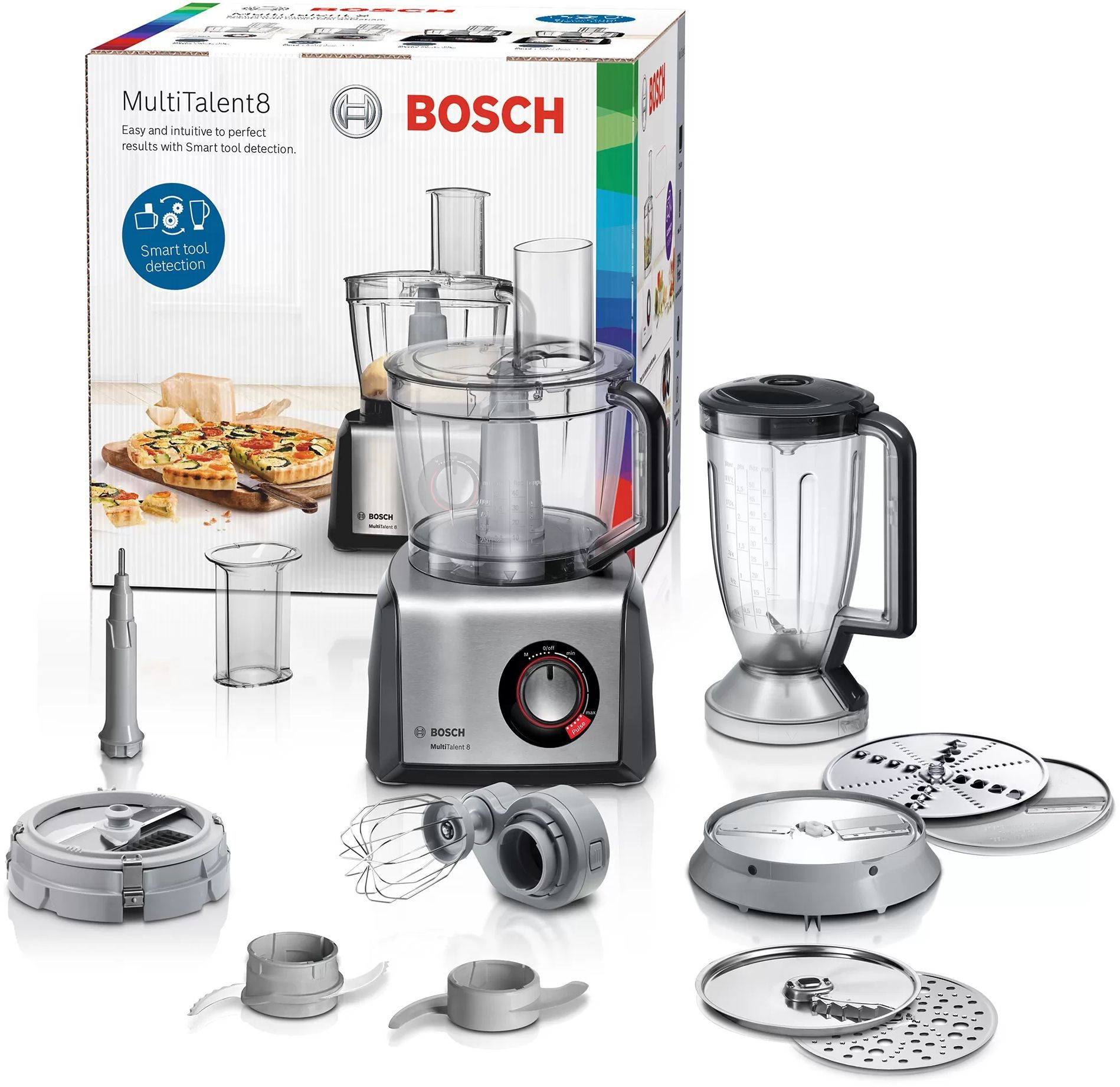 Кухонный комбайн Bosch MC812M865 1250Вт серебристый — миниатюра 3