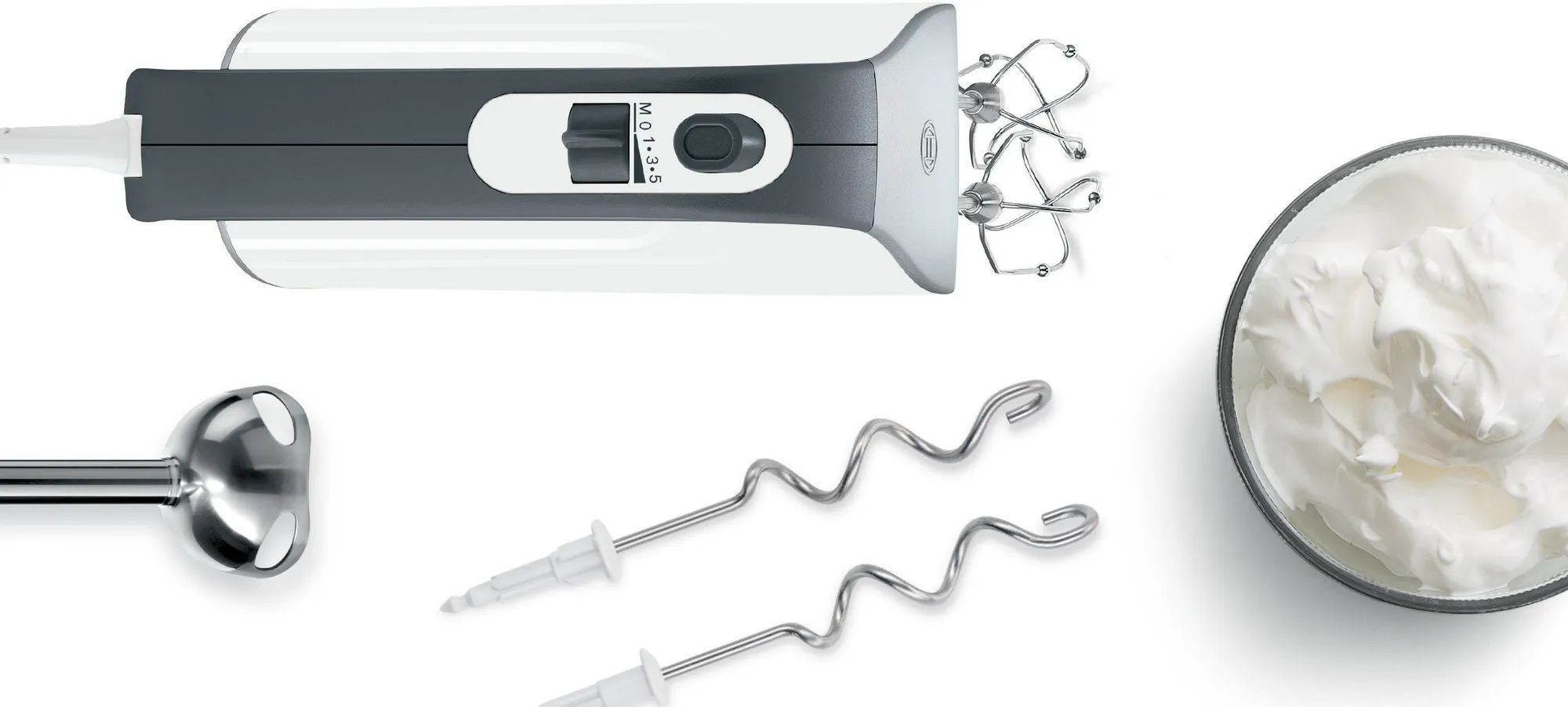 Миксер ручной Bosch MFQ49700 850Вт белый — миниатюра 5