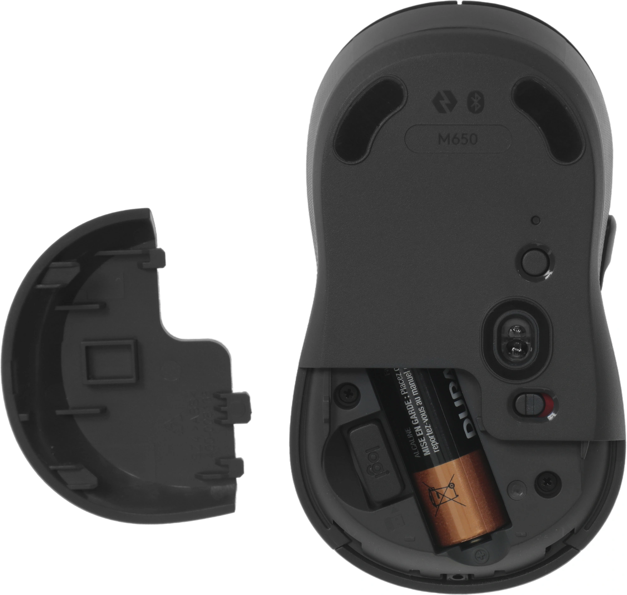 Мышь Logitech M650 графитовый оптическая 4000dpi беспров. BT/Radio USB 4but (910-006259) — миниатюра 4