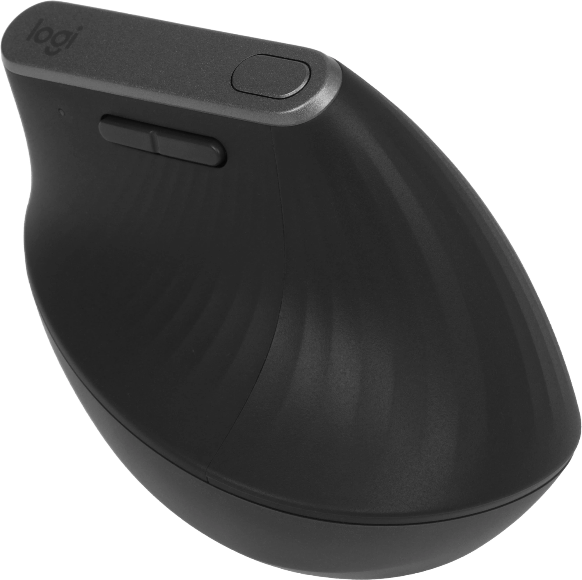 Мышь Logitech MX Vertical черный/серебристый оптическая 4000dpi беспров. BT/Radio USB 4but (910-005449) — миниатюра 2