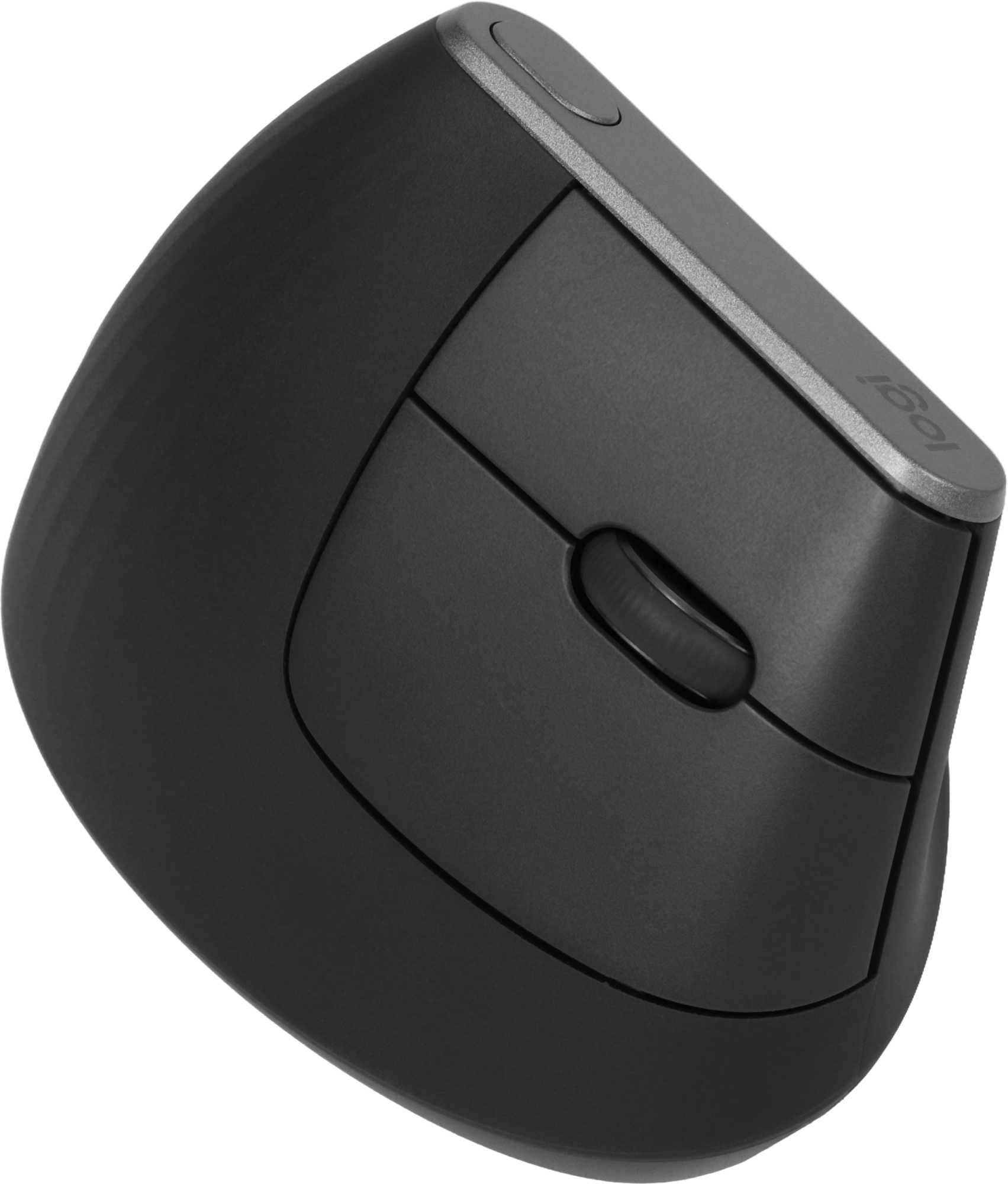 Мышь Logitech MX Vertical черный/серебристый оптическая 4000dpi беспров. BT/Radio USB 4but (910-005449) — миниатюра 4