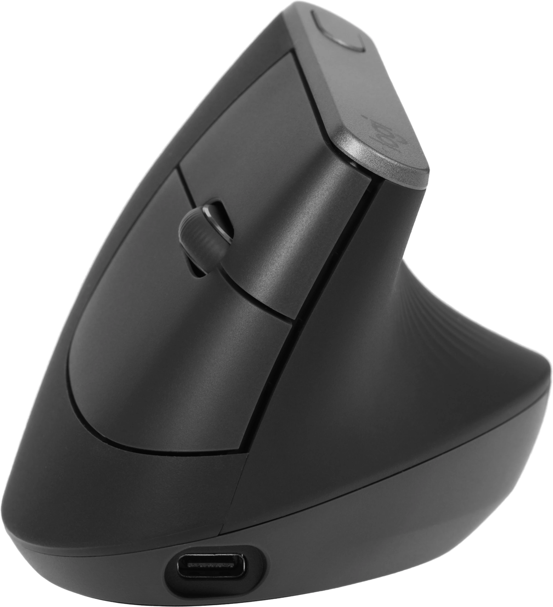 Мышь Logitech MX Vertical черный/серебристый оптическая 4000dpi беспров. BT/Radio USB 4but (910-005449) — миниатюра 10
