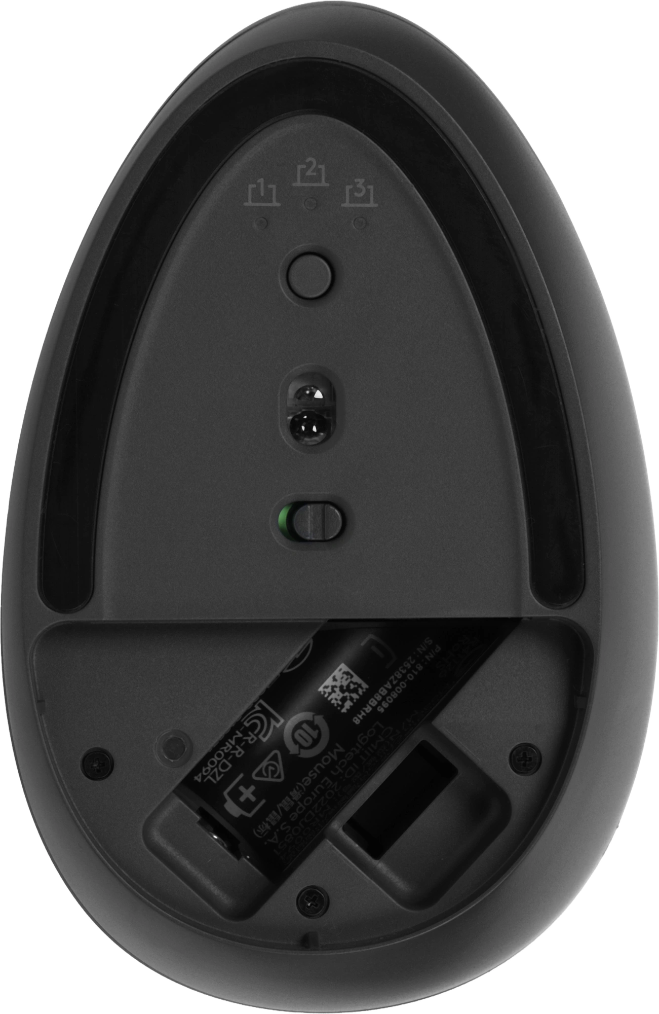 Мышь Logitech Lift графитовый оптическая 4000dpi silent беспров. BT/Radio USB для ноутбука 5but (910-006479) — миниатюра 13