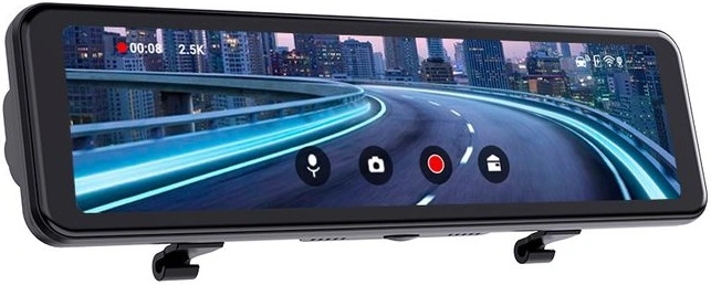 Видеорегистратор TrendVision CarPlay Mirror черный 2Mpix 2160x3840 2160p 150гр. MSTAR 8826 — миниатюра 2