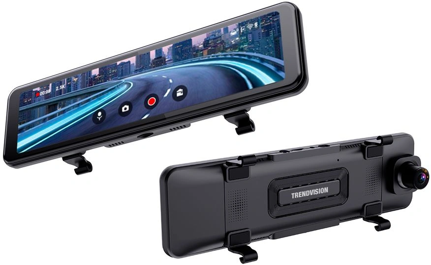 Видеорегистратор TrendVision CarPlay Mirror черный 2Mpix 2160x3840 2160p 150гр. MSTAR 8826 — миниатюра 3
