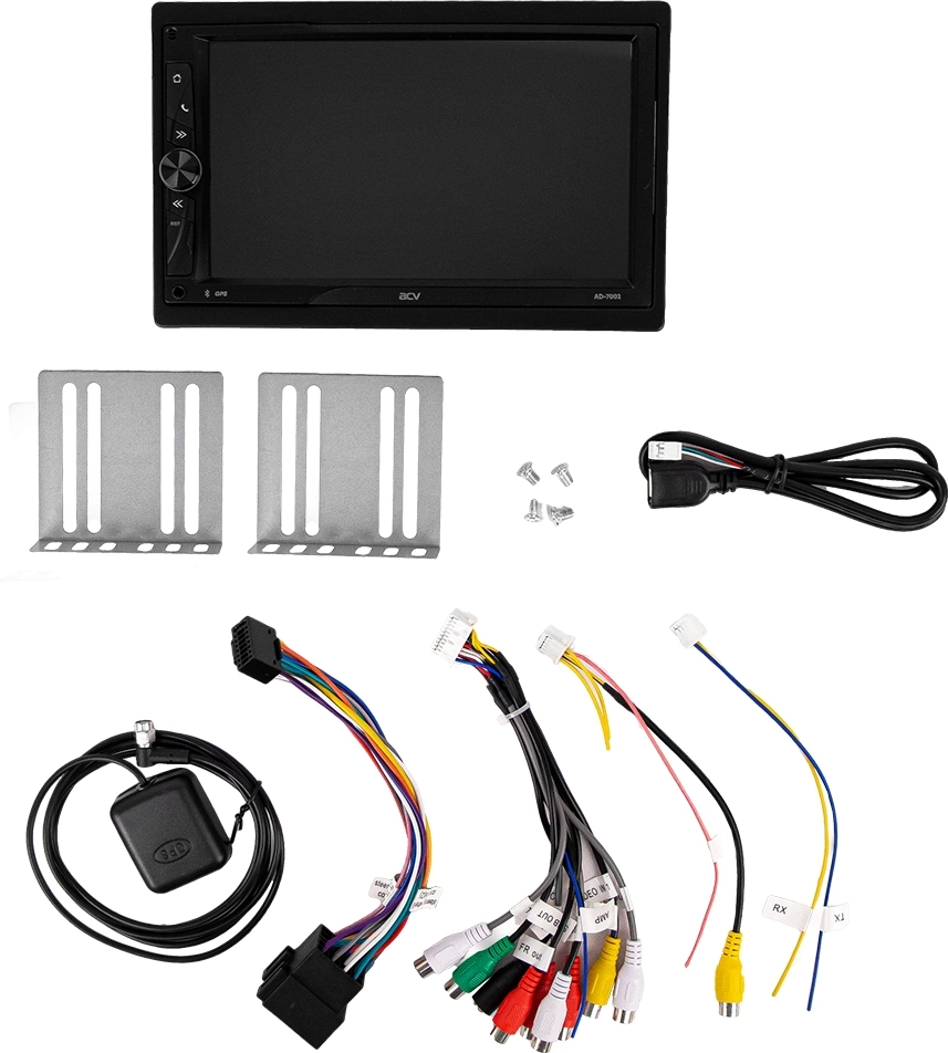 Автомагнитола ACV AD-7002 2DIN 4x50Вт USB 2.0 AUX 2048Mb Android 11 7" WiFi (41397) — миниатюра 8