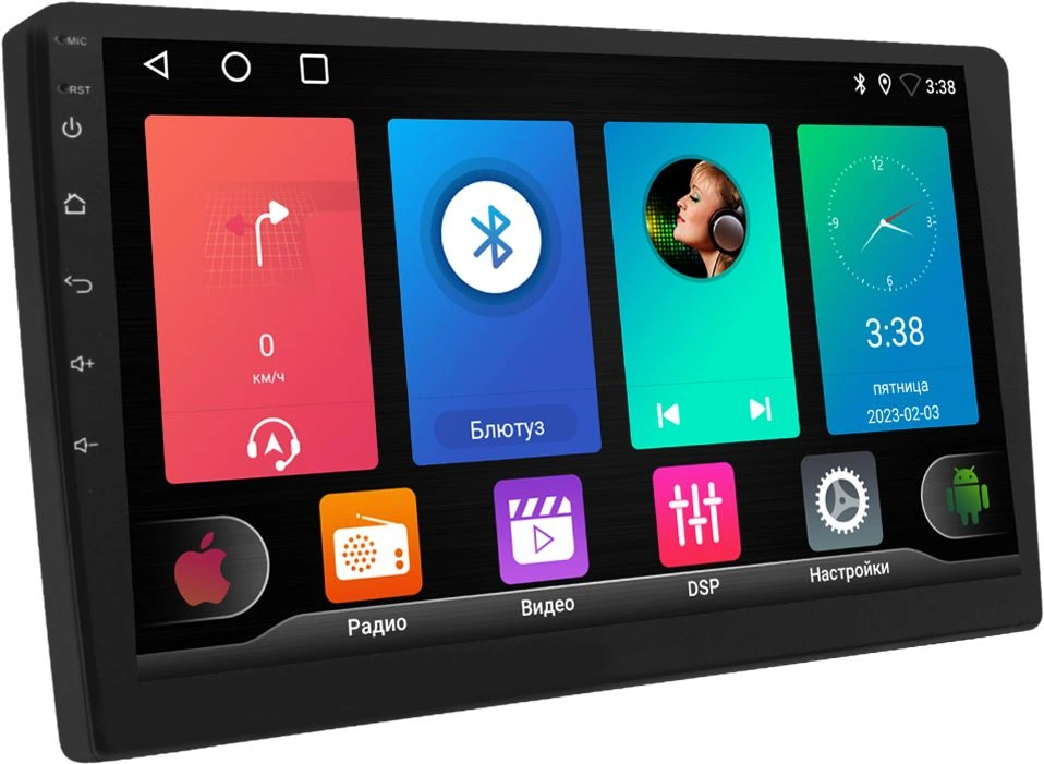 Автомагнитола ACV AD-9003 (V2) 2DIN 4x50Вт USB 2.0 AUX 2048Mb Android 9" WiFi 2 (43142) — фото 1