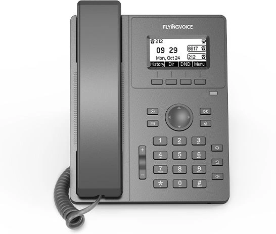 Телефон IP Flyingvoice P10P черный — миниатюра 11