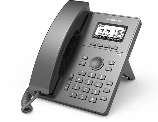 Телефон IP Flyingvoice P10P черный — миниатюра 12