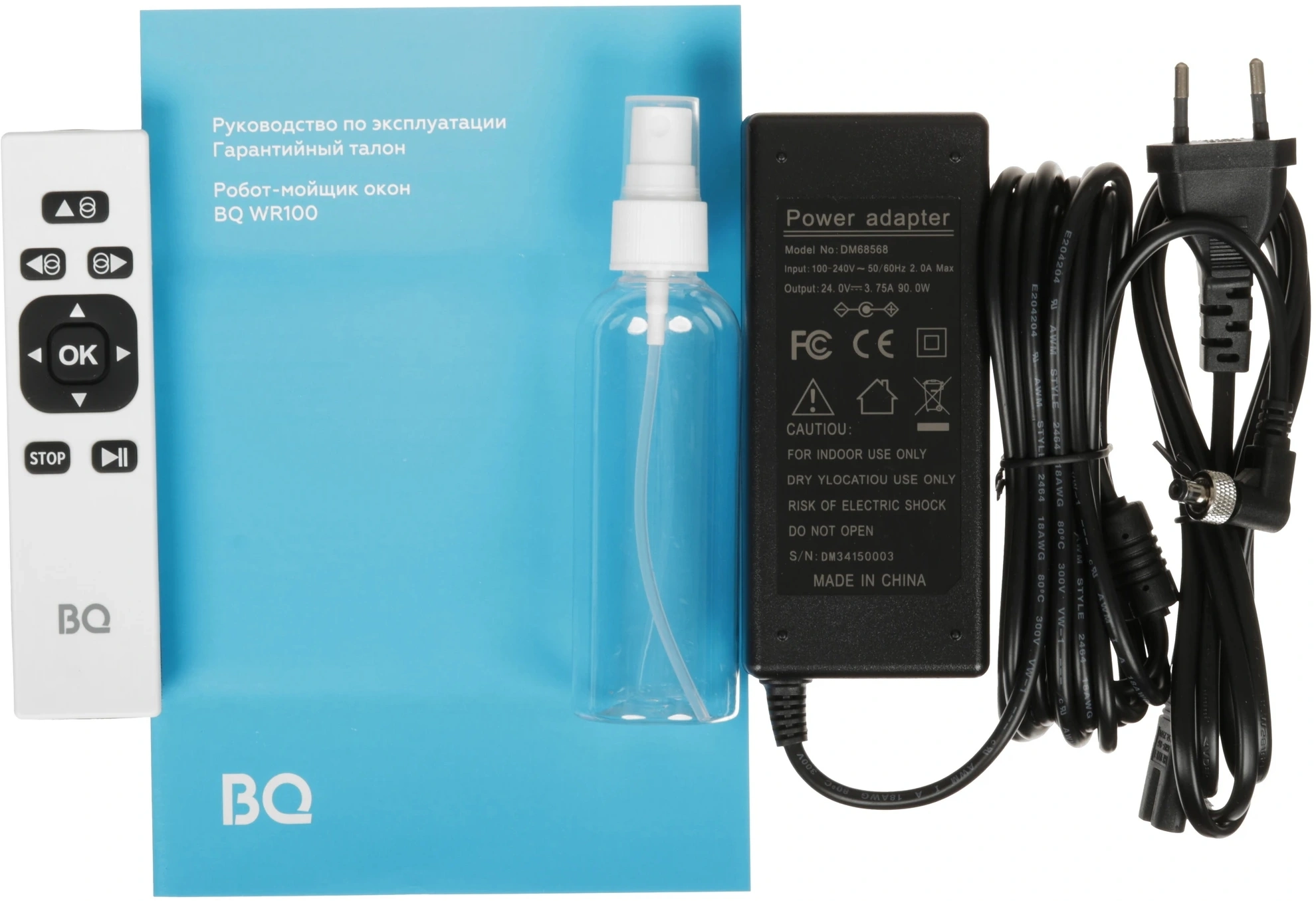 Мойщик окон BQ WR100 пит.:от аккум. белый — миниатюра 11