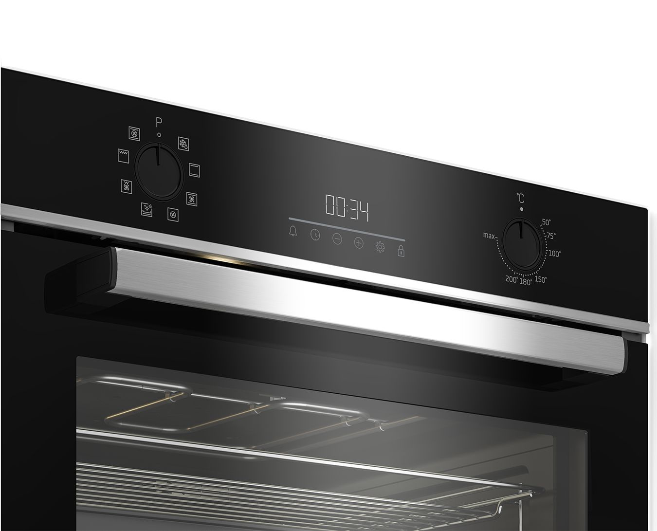 Духовой шкаф Электрический Beko BBCM13300X черный/серебристый — миниатюра 3