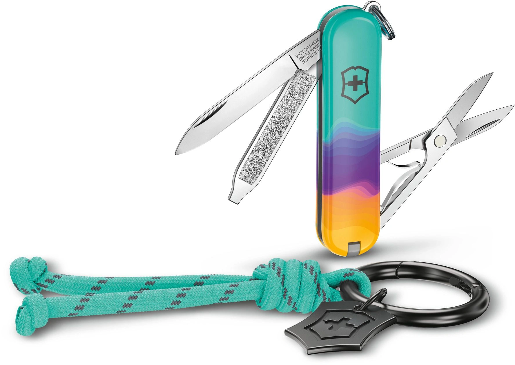 Нож перочинный Victorinox Classic SD Sydney Style (0.6223.E222) 58мм 7функц. ассорти подар.коробка в комплекте: шнурок — миниатюра 6