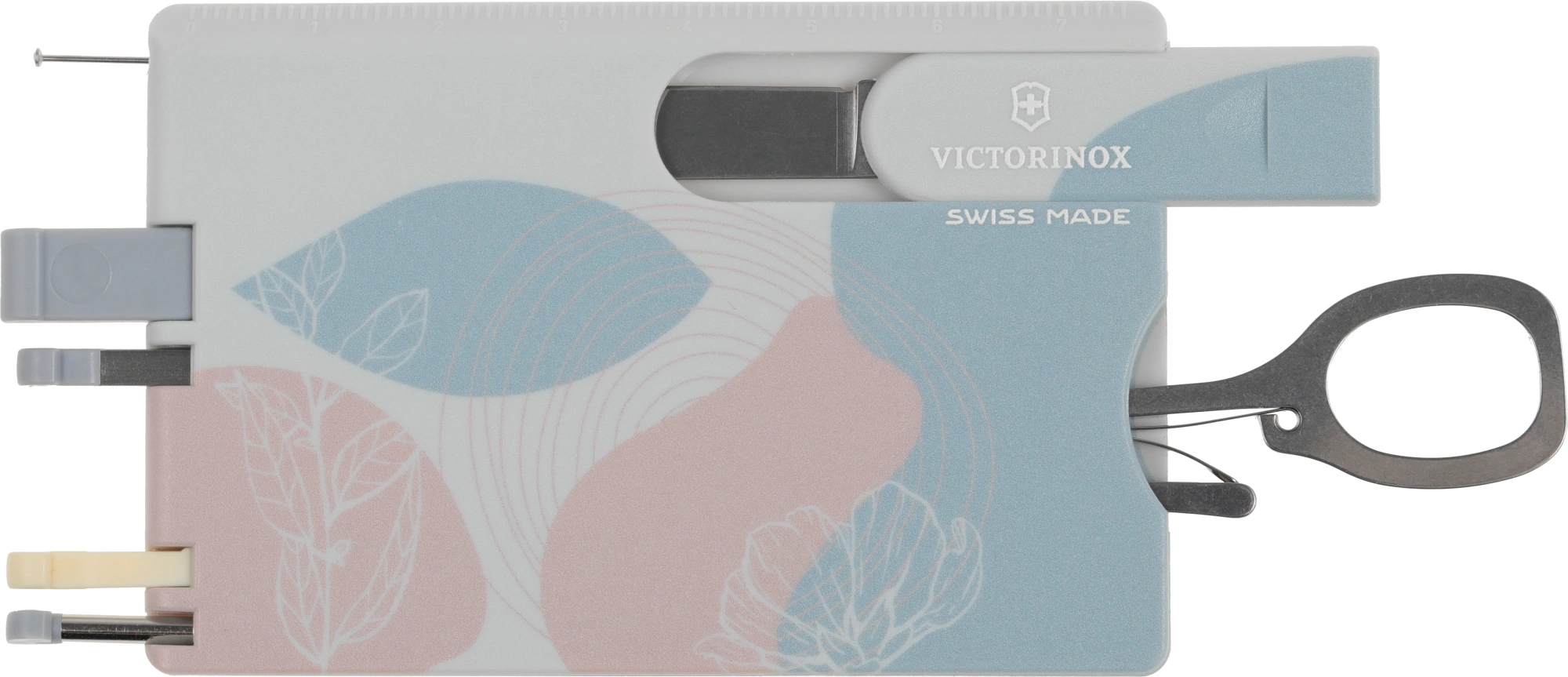 Швейцарская карта Victorinox Swiss Card Classic Paris Style (0.7100.E221) розовый коробка подарочная — миниатюра 10