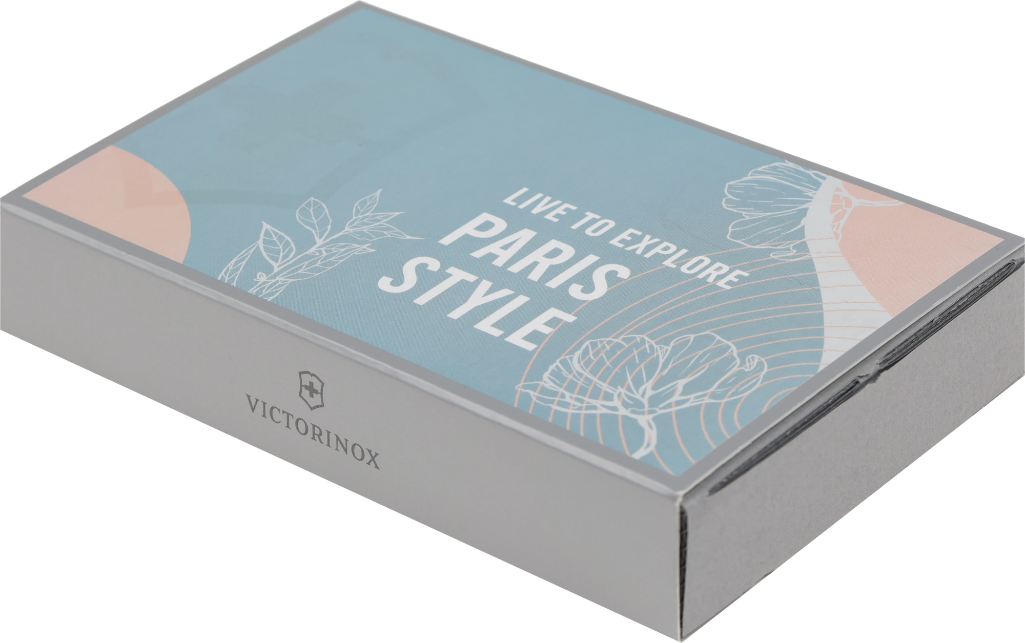 Швейцарская карта Victorinox Swiss Card Classic Paris Style (0.7100.E221) розовый коробка подарочная — миниатюра 7