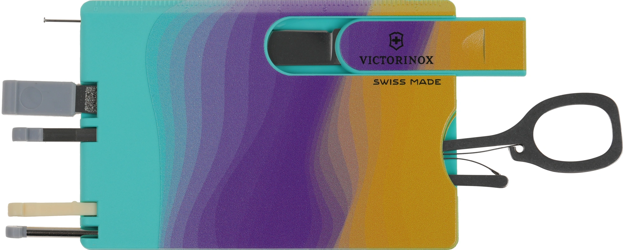 Швейцарская карта Victorinox Swiss Card Classic Sydney Style (0.7100.E222) ассорти коробка подарочная — миниатюра 7
